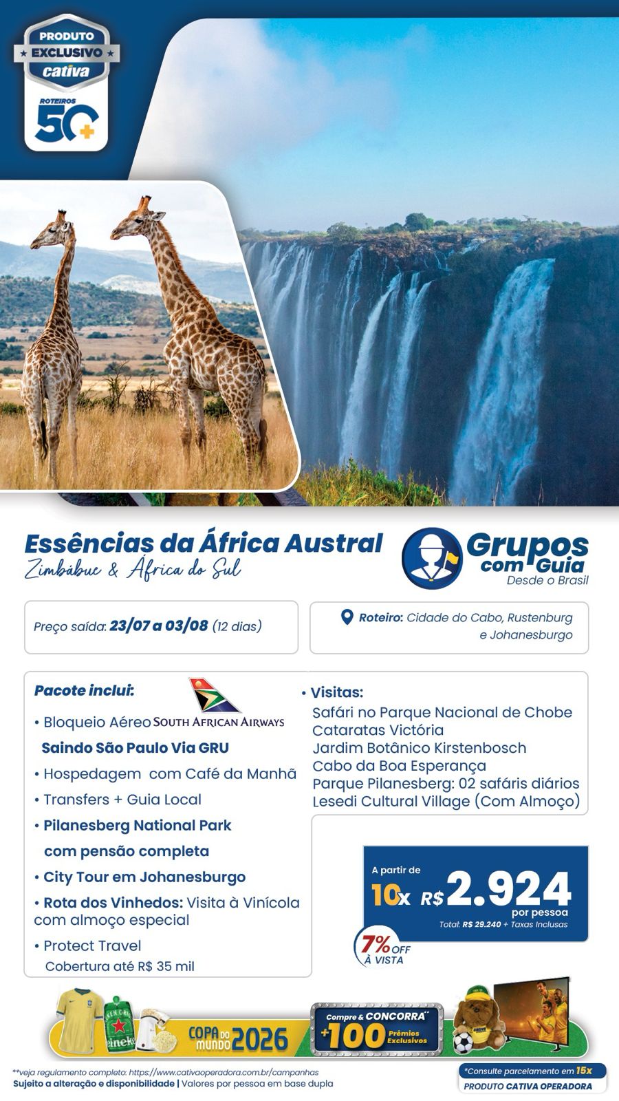 Essências da África Austral — Zimbábue e África do Sul