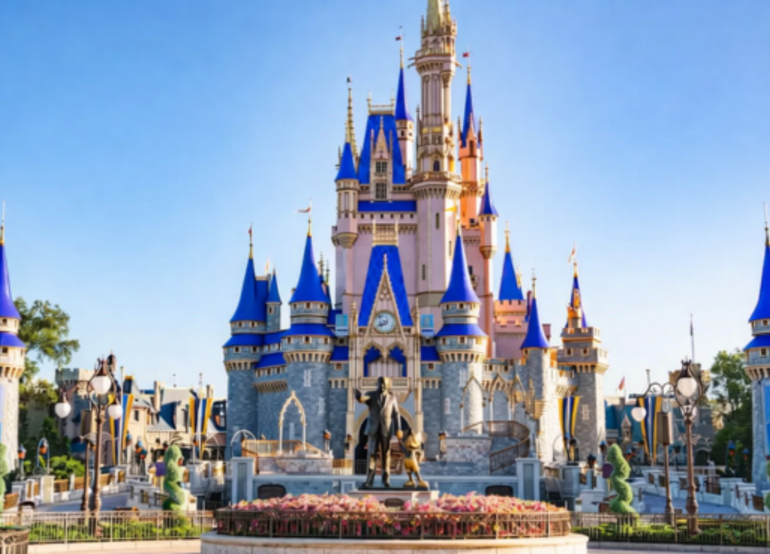 Los Angeles: EUA: Natal na Disneyland Califórnia com aéreo