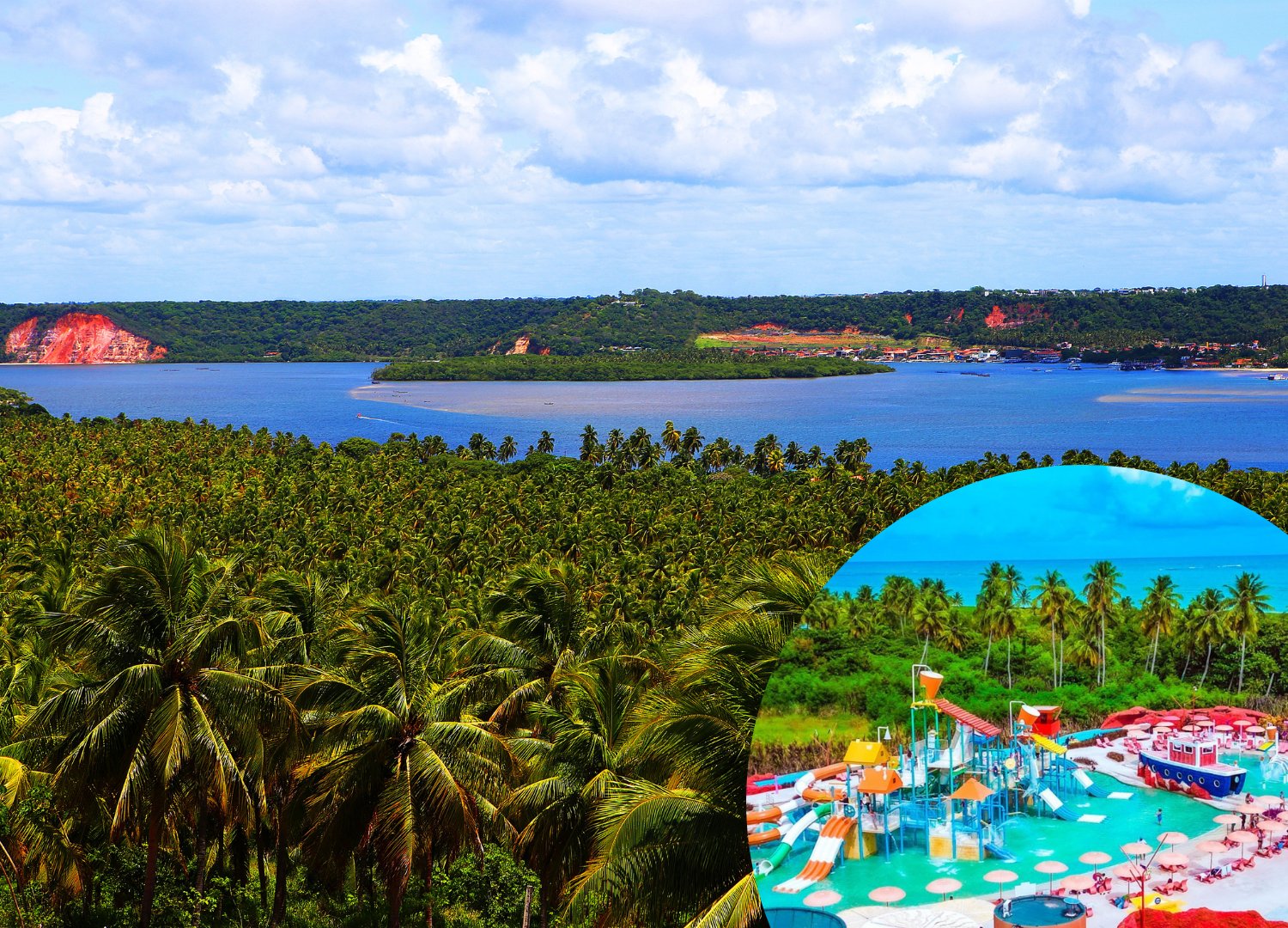 Maceió: Maceió com Praias do Gunga, Francês & Pratagy Acqua Park GRÁTIS