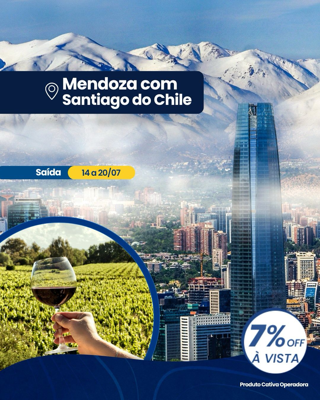 Mendoza e Santiago do Chile